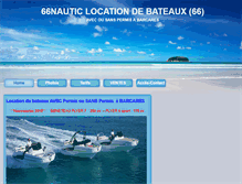 Tablet Screenshot of 66nautic.fr